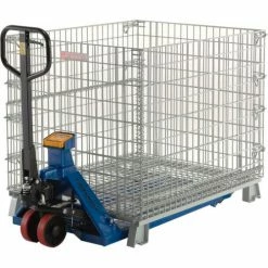 Best deal 🎉 Global Industrial™ Folding Wire Container 48"L x 40"W x 42-1/2"H 5000 Lb. Capacity 😍 -Containers shop 239343 13 4