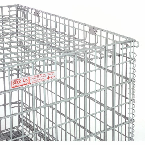 Outlet 🎁 Global Industrial Folding Wire Container 48"L x 40"W x 36-1/2"H 5000 Lb. Capacity 🔔 28 Outlet 🎁 Global Industrial Folding Wire Container 48"L x 40"W x 36-1/2"H 5000 Lb. Capacity 🔔 - Image 28