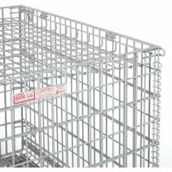 Best deal 🎉 Global Industrial™ Folding Wire Container 48"L x 40"W x 42-1/2"H 5000 Lb. Capacity 😍 -Containers shop 239344 33