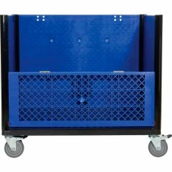 Cheap 💯 Global Industrial™ Easy Assembly Solid Wall Container - Drop Gate/Casters 39-1/4x31-1/2x34 OH 🔔 -Containers shop 239452DC 12