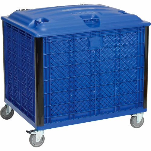 Coupon ✨ Global Industrial Easy Assembly Solid Wall Container - Lid/Casters 39-1/4x31-1/2x34 Overall ✔️ 1 Coupon ✨ Global Industrial Easy Assembly Solid Wall Container - Lid/Casters 39-1/4x31-1/2x34 Overall ✔️