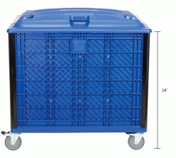 Coupon ✨ Global Industrial Easy Assembly Solid Wall Container - Lid/Casters 39-1/4x31-1/2x34 Overall ✔️ 54 Coupon ✨ Global Industrial Easy Assembly Solid Wall Container - Lid/Casters 39-1/4x31-1/2x34 Overall ✔️ -Containers shop 239452P dim1