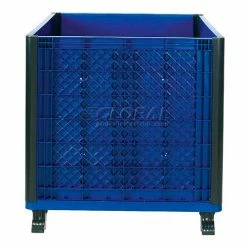 Outlet 👍 Global Industrial™ Easy Assembly Solid Wall Container 39-1/4 x 31-1/2 x 33-1/2 Overall 🔥 -Containers shop 239452 03