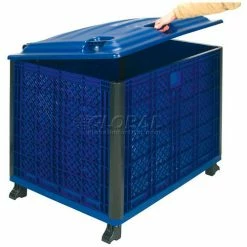 Outlet 👍 Global Industrial™ Easy Assembly Solid Wall Container 39-1/4 x 31-1/2 x 33-1/2 Overall 🔥 -Containers shop 239452 13
