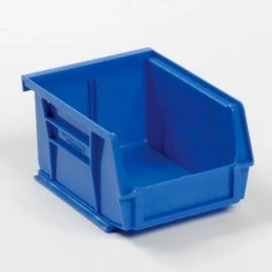 Best deal ✨ Global Industrial Plastic Stack & Hang Bin (24) 5-1/2"x10-7/8x5" & (24) 4-1/8"x5-3/8"x3", Blue 🥰 -Containers shop 239470BL