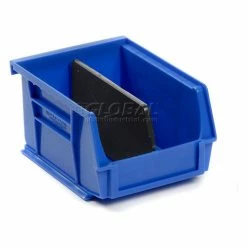 Best deal ✨ Global Industrial Plastic Stack & Hang Bin (24) 5-1/2"x10-7/8x5" & (24) 4-1/8"x5-3/8"x3", Blue 🥰 -Containers shop 239470BL 03