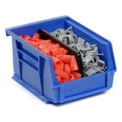 Best deal ✨ Global Industrial Plastic Stack & Hang Bin (24) 5-1/2"x10-7/8x5" & (24) 4-1/8"x5-3/8"x3", Blue 🥰 -Containers shop 239470BL 04