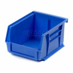 Best deal ✨ Global Industrial Plastic Stack & Hang Bin (24) 5-1/2"x10-7/8x5" & (24) 4-1/8"x5-3/8"x3", Blue 🥰 -Containers shop 239470BL 06