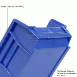 Best deal ✨ Global Industrial Plastic Stack & Hang Bin (24) 5-1/2"x10-7/8x5" & (24) 4-1/8"x5-3/8"x3", Blue 🥰 -Containers shop 239470BL 2wco