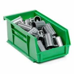 Best reviews of ✔️ Global Industrial™ Plastic Stack & Hang Bin, 4-1/8"W x 7-3/8"D x 3"H, Green - Pkg Qty 24 ⭐ -Containers shop 239471GN 01
