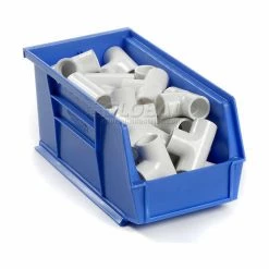 Best deal ✨ Global Industrial Plastic Stack & Hang Bin (24) 5-1/2"x10-7/8x5" & (24) 4-1/8"x5-3/8"x3", Blue 🥰 -Containers shop 239472BL 01