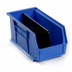 Best deal ✨ Global Industrial Plastic Stack & Hang Bin (24) 5-1/2"x10-7/8x5" & (24) 4-1/8"x5-3/8"x3", Blue 🥰 -Containers shop 239472BL 03