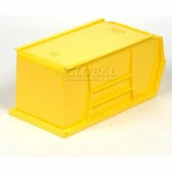 Buy 👍 Global Industrial Plastic Stack & Hang Bin, 5-1/2"W x 10-7/8"D x 5"H, Yellow - Pkg Qty 12 ⭐ -Containers shop 239472YL 05