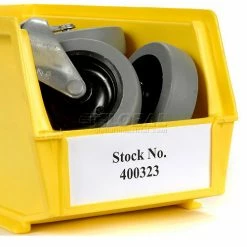 Buy 👍 Global Industrial Plastic Stack & Hang Bin, 5-1/2"W x 10-7/8"D x 5"H, Yellow - Pkg Qty 12 ⭐ -Containers shop 239472YL 08