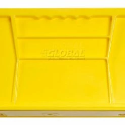 Buy 👍 Global Industrial Plastic Stack & Hang Bin, 5-1/2"W x 10-7/8"D x 5"H, Yellow - Pkg Qty 12 ⭐ -Containers shop 239472YL 09