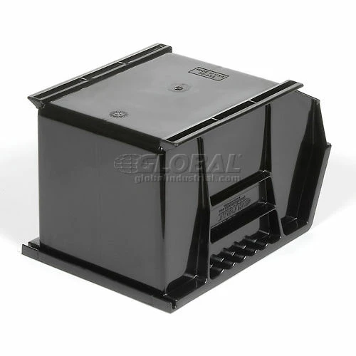 Deals โ๏ธ Global Industrial Plastic Stack & Hang Bin, 8-1/4"W x 10-3/4"D x 7"H, Black - Pkg Qty 6 ๐ 3 Deals โ๏ธ Global Industrial Plastic Stack & Hang Bin, 8-1/4"W x 10-3/4"D x 7"H, Black - Pkg Qty 6 ๐ - Image 3