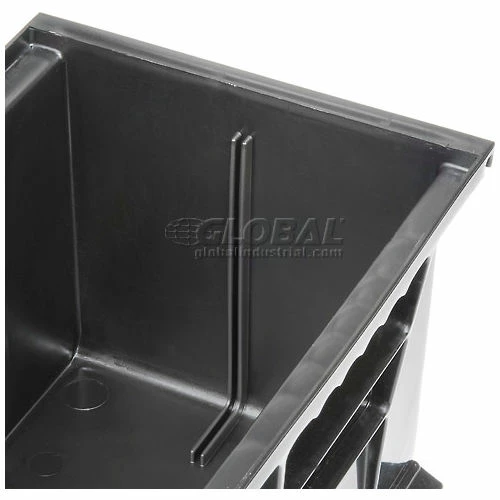 Deals โ๏ธ Global Industrial Plastic Stack & Hang Bin, 8-1/4"W x 10-3/4"D x 7"H, Black - Pkg Qty 6 ๐ 8 Deals โ๏ธ Global Industrial Plastic Stack & Hang Bin, 8-1/4"W x 10-3/4"D x 7"H, Black - Pkg Qty 6 ๐ - Image 8