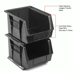 Deals โ๏ธ Global Industrial Plastic Stack & Hang Bin, 8-1/4"W x 10-3/4"D x 7"H, Black - Pkg Qty 6 ๐ 32 Deals โ๏ธ Global Industrial Plastic Stack & Hang Bin, 8-1/4"W x 10-3/4"D x 7"H, Black - Pkg Qty 6 ๐ -Containers shop 239473BK 3wco