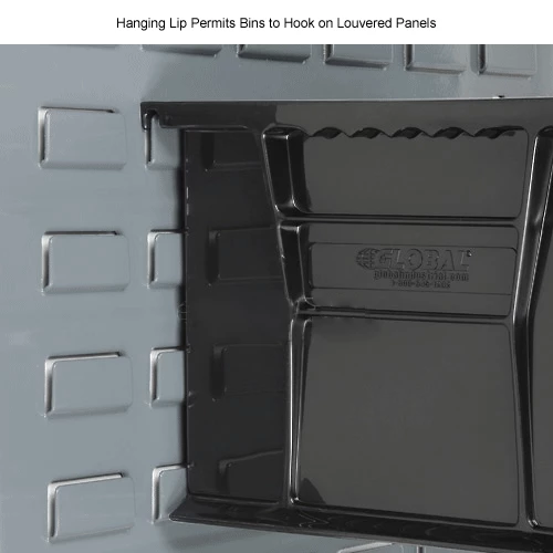 Deals โ๏ธ Global Industrial Plastic Stack & Hang Bin, 8-1/4"W x 10-3/4"D x 7"H, Black - Pkg Qty 6 ๐ 16 Deals โ๏ธ Global Industrial Plastic Stack & Hang Bin, 8-1/4"W x 10-3/4"D x 7"H, Black - Pkg Qty 6 ๐ - Image 16