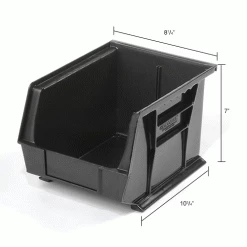 Deals โ๏ธ Global Industrial Plastic Stack & Hang Bin, 8-1/4"W x 10-3/4"D x 7"H, Black - Pkg Qty 6 ๐ 34 Deals โ๏ธ Global Industrial Plastic Stack & Hang Bin, 8-1/4"W x 10-3/4"D x 7"H, Black - Pkg Qty 6 ๐ -Containers shop 239473BK dim