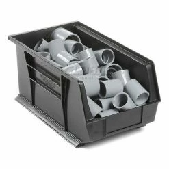 Top 10 😍 Global Industrial Plastic Stack & Hang Bin, 8-1/4"W x 14-3/4"D x 7"H, Black - Pkg Qty 12 ⌛ -Containers shop 239474BK 01