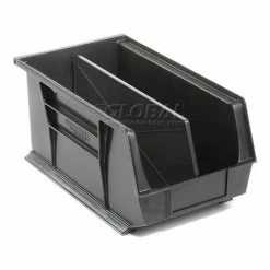 Top 10 😍 Global Industrial Plastic Stack & Hang Bin, 8-1/4"W x 14-3/4"D x 7"H, Black - Pkg Qty 12 ⌛ -Containers shop 239474BK 03
