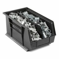 Top 10 😍 Global Industrial Plastic Stack & Hang Bin, 8-1/4"W x 14-3/4"D x 7"H, Black - Pkg Qty 12 ⌛ -Containers shop 239474BK 04