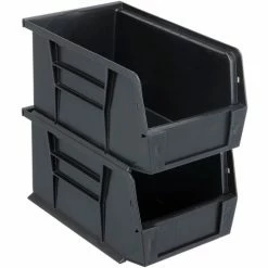 Coupon 🌟 Plastic Stack & Hang Bin, 6"W x 9-1/4" D x 5"H, Black - Pkg Qty 12 👏 28 Coupon 🌟 Plastic Stack & Hang Bin, 6"W x 9-1/4" D x 5"H, Black - Pkg Qty 12 👏 -Containers shop 239608BK 03