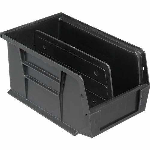 Coupon 🌟 Plastic Stack & Hang Bin, 6"W x 9-1/4" D x 5"H, Black - Pkg Qty 12 👏 9 Coupon 🌟 Plastic Stack & Hang Bin, 6"W x 9-1/4" D x 5"H, Black - Pkg Qty 12 👏 - Image 9