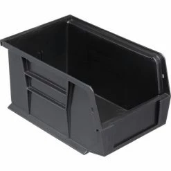 Coupon 🌟 Plastic Stack & Hang Bin, 6"W x 9-1/4" D x 5"H, Black - Pkg Qty 12 👏 35 Coupon 🌟 Plastic Stack & Hang Bin, 6"W x 9-1/4" D x 5"H, Black - Pkg Qty 12 👏 -Containers shop 239608BK 10