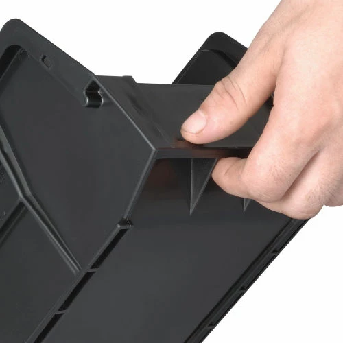 Coupon 🌟 Plastic Stack & Hang Bin, 6"W x 9-1/4" D x 5"H, Black - Pkg Qty 12 👏 14 Coupon 🌟 Plastic Stack & Hang Bin, 6"W x 9-1/4" D x 5"H, Black - Pkg Qty 12 👏 - Image 14