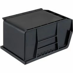 Coupon 🌟 Plastic Stack & Hang Bin, 6"W x 9-1/4" D x 5"H, Black - Pkg Qty 12 👏 40 Coupon 🌟 Plastic Stack & Hang Bin, 6"W x 9-1/4" D x 5"H, Black - Pkg Qty 12 👏 -Containers shop 239608BK 15
