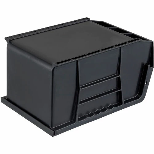 Coupon 🌟 Plastic Stack & Hang Bin, 6"W x 9-1/4" D x 5"H, Black - Pkg Qty 12 👏 16 Coupon 🌟 Plastic Stack & Hang Bin, 6"W x 9-1/4" D x 5"H, Black - Pkg Qty 12 👏 - Image 16