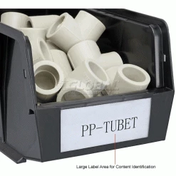 Coupon 🌟 Plastic Stack & Hang Bin, 6"W x 9-1/4" D x 5"H, Black - Pkg Qty 12 👏 47 Coupon 🌟 Plastic Stack & Hang Bin, 6"W x 9-1/4" D x 5"H, Black - Pkg Qty 12 👏 -Containers shop 239608BK 5wco