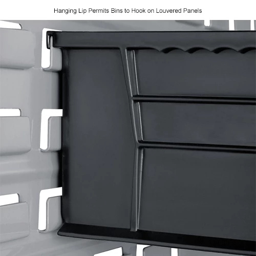 Coupon 🌟 Plastic Stack & Hang Bin, 6"W x 9-1/4" D x 5"H, Black - Pkg Qty 12 👏 24 Coupon 🌟 Plastic Stack & Hang Bin, 6"W x 9-1/4" D x 5"H, Black - Pkg Qty 12 👏 - Image 24