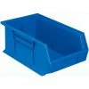 Deals ❤️ Global Industrial Plastic Stack & Hang Bin, 8-1/4"W x 13-5/8"D x 6"H, Blue - Pkg Qty 12 🛒