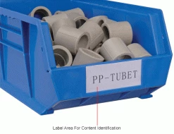 Deals ❤️ Global Industrial™ Plastic Stack & Hang Bin, 8-1/4"W x 13-5/8"D x 6"H, Blue - Pkg Qty 12 🛒 -Containers shop 239609BL 4wco