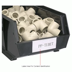 Best deal 🥰 Plastic Stack & Hang Bin, 8-1/4"W x 13-5/8"D x 8"H, Black - Pkg Qty 12 ✨ -Containers shop 239610BKIN 5wco