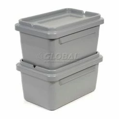 New 🌟 Dandux 50P2465124 Translock Standard Tote 26-1/4 x 17 x 12-1/2 Gray 😉 -Containers shop 239644 06