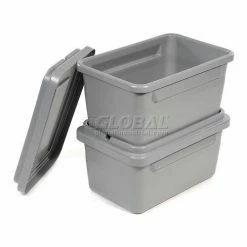 New 🌟 Dandux 50P2465124 Translock Standard Tote 26-1/4 x 17 x 12-1/2 Gray 😉 -Containers shop 239644 07