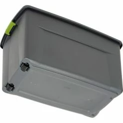 Discount ✨ Sterilite 19483V04 Industry Wheeled Storage Tote With Latch 45 Gallon 36-1/2 X 21 X 19-1/2 Flat Gray - Pkg Qty 4 ✨ -Containers shop 239858GY 05