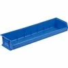 Brand new ⌛ Akro-Mils® AkroBin® Plastic Stack & Hang Bin, 33"W x 8-5/8"D x 5"H, Blue - Pkg Qty 4 😉