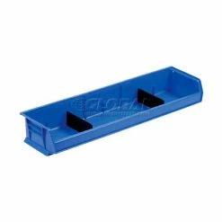 Brand new ⌛ Akro-Mils® AkroBin® Plastic Stack & Hang Bin, 33"W x 8-5/8"D x 5"H, Blue - Pkg Qty 4 😉 -Containers shop 239863BL 03