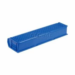 Brand new ⌛ Akro-Mils® AkroBin® Plastic Stack & Hang Bin, 33"W x 8-5/8"D x 5"H, Blue - Pkg Qty 4 😉 -Containers shop 239863BL 05