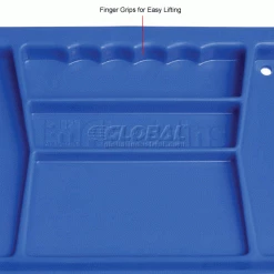 Brand new ⌛ Akro-Mils® AkroBin® Plastic Stack & Hang Bin, 33"W x 8-5/8"D x 5"H, Blue - Pkg Qty 4 😉 -Containers shop 239863BL 4wco