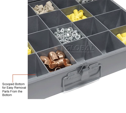 Buy 🎁 Durham Mfg. Durham Steel Scoop Compartment Box 102-95 - 24 Compartments 18 x 12 x 3 - Pkg Qty 4 🥰 11 Buy 🎁 Durham Mfg. Durham Steel Scoop Compartment Box 102-95 - 24 Compartments 18 x 12 x 3 - Pkg Qty 4 🥰 - Image 11