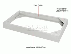 Buy ✔️ Interion By Global Industrial Interion® Base For Media Cabinet Putty 🤩 -Containers shop 249044 1wco