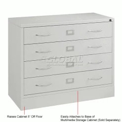 Buy ✔️ Interion By Global Industrial Interion® Base For Media Cabinet Putty 🤩 -Containers shop 249044 2wco