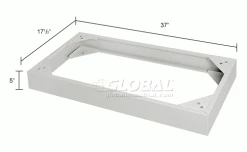 Buy ✔️ Interion By Global Industrial Interion® Base For Media Cabinet Putty 🤩 -Containers shop 249044 dim