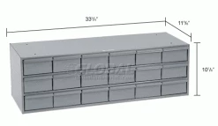 Budget 🤩 Durham Mfg. Durham Steel Storage Parts Drawer Cabinet 005-95 - 18 Drawers 🤩 -Containers shop 252002 dim